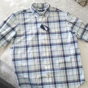 NAUTICA Brand New with tags mens button up short sleeved collared shirt